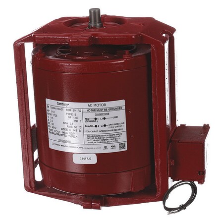 Century Water Circulator Motor, NEMA/IEC, Bracket HW20084BL