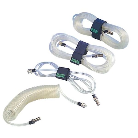 Msa Safety Sampling Line, Silicone Rubber, 1/4x25 ft. 10040664