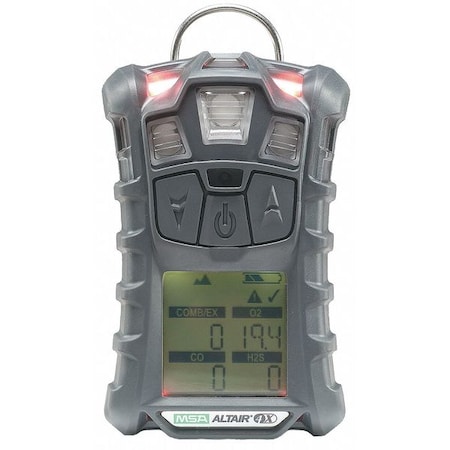 Msa Safety Multi-Gas Detector, 3 Gas, LEL, O2, CO, 24 hr. Battery Life 10110443