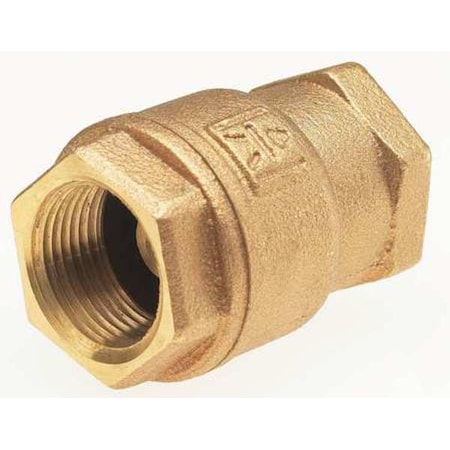 Milwaukee Valve 3/4" Threaded Low Lead Bronze Spring Check Valve UP548T 3/4
