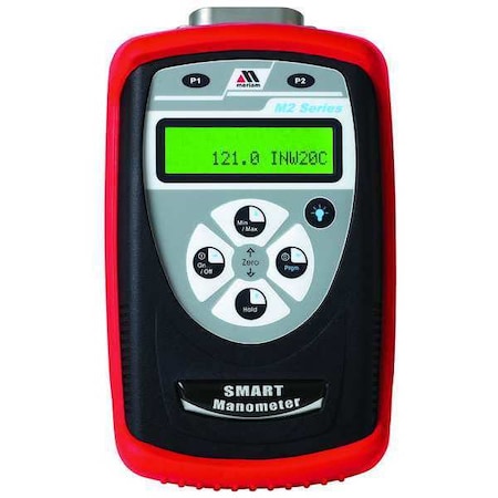 Meriam Digital Manometer.0 to200 In WC.+/-0.05 M200-DN0200
