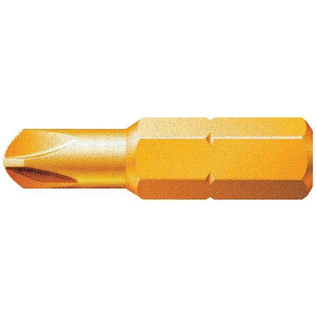 Wera Torsion Bit, Metric, 1/4", Hex, 8mm, 1" 05066642001