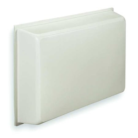 Chill Stopr Indoor Air Conditioner Cover, 21 in H x 30 in W 6 in D, Antique White, Plastic 1212-06