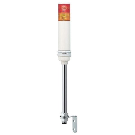 Schneider Electric Tower Light Assembly, 24V, Red, Orange, 40 mm Dia., 559 1/2 mm Height, LED XVC4B25S