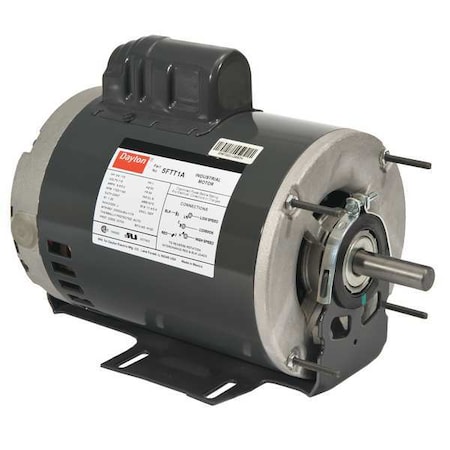 Dayton Capacitor-Start General Purpose Motor, 1/5 hp, 3/4 hp HP, 115V AC Voltage, 56 Frame 5FTT1
