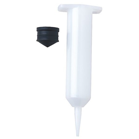 Zoro Select Air-Operated Syringe, 30 mL, Taper Tip (Barrel & Stopper Only), High Density Polypropylene, PK 10 5FVD7