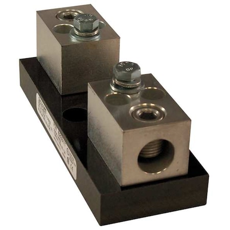 Mersen Open Fuse Block, 101 to 200A Amp Range, 600V AC/DC Volt Rating, 1 Poles, Box Lug 62031T