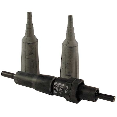 Mersen Fuse Holder, 0 to 30A Amp Range, 600V AC/DC Volt Rating, 1 Poles, Crimp FEBN-11-11-BA