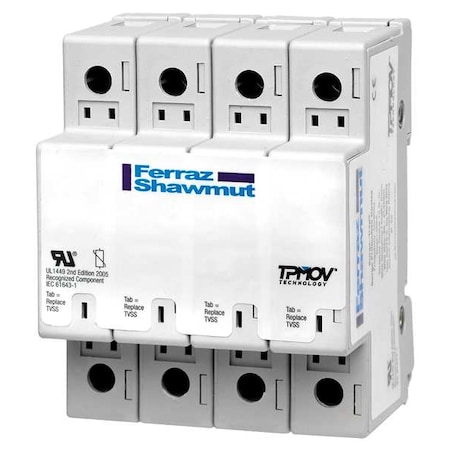 Mersen Surge Protection Device, 3 Phase, 277/480VAC Wye, 4 Poles, 5 ST4803PYM