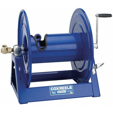 Coxreels Hand Crank Hose Reel, 175 ft 3/4 in ID, 17 5/8 in Length x 23 3/8 in Width x 18 3/4 in Height, Brass 1125-5-175