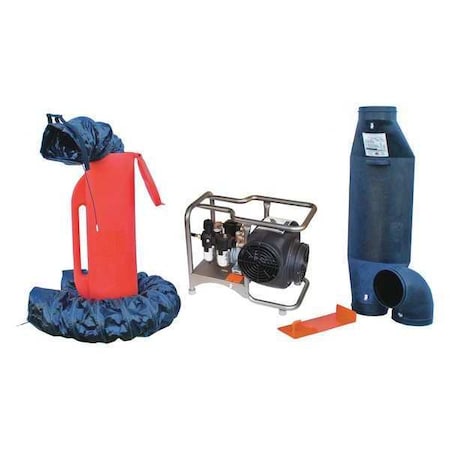 Air Systems Intl Confined Space Blower, 4 HP SVB-A8CUP