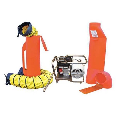 Air Systems Intl Confined Space Blower, Gasoline, 15in. SVB-G8CUP