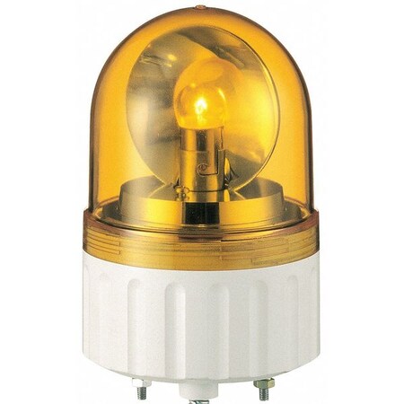 Schneider Electric Warning Light, Rotating Mirror LED, Orange XVR08J05
