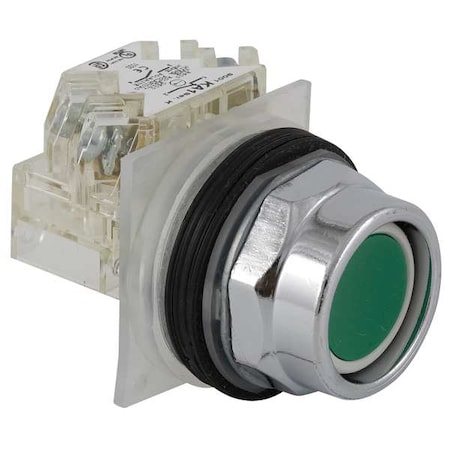 Schneider Electric Push Button Operator, 30 mm, 1NO, Green 9001KR2GH5