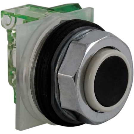 Schneider Electric Push Button Operator, 30 mm, 1NO, Black 9001KR3BH5