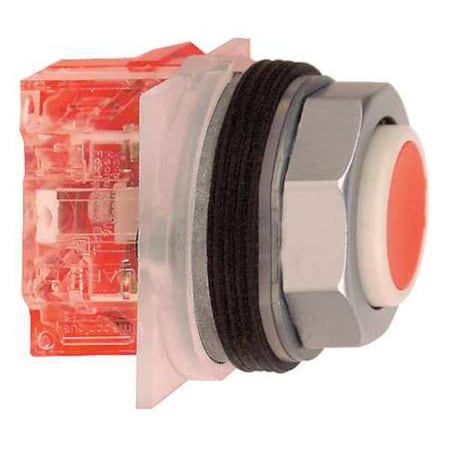 Schneider Electric Push Button Operator, Extended, Momentary Action, Not Applicable Release, Non-Illuminated, Red 9001KR3RH6