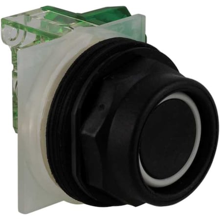 Schneider Electric Extended Push Button Operator, 30 mm, 1NO, Black 9001SKR2BH5