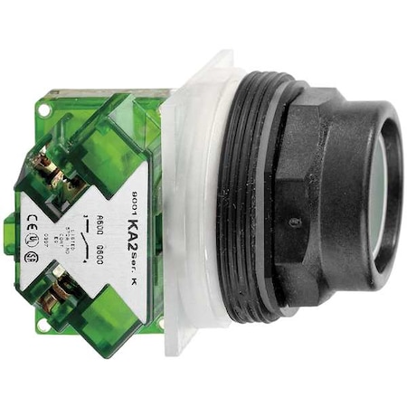 Schneider Electric Non-Illuminated Push Button, 30 mm, 1NC, Green 9001SKR2GH6