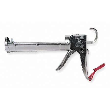 Newborn Caulk Gun, 10 oz Container Size, Steel, 12:01, Half Barrel Frame 301