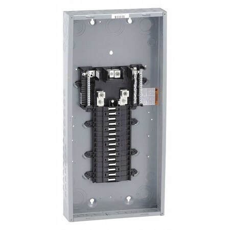 Square D Load Center, QO, 30 Spaces, 200, 120/240VAC, Main Lug, Convertible, 1 Phase QO130L200G