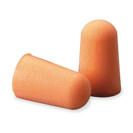 3M Disposable Uncorded Ear Plugs, Foam, Bullet Shape, NRR 29 dB, M, Orange, 200PK 29008