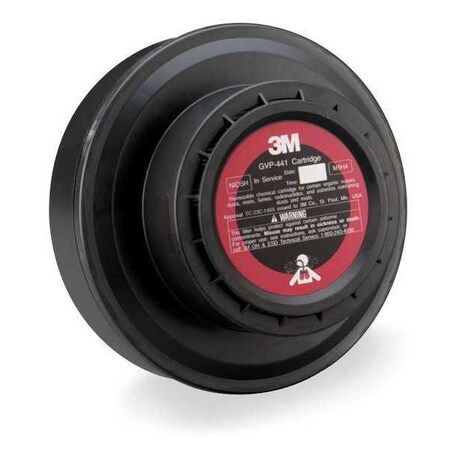 3M Combination Cartridge/Filter, OV, HEPA, Magenta, White, 6 PK, NIOSH GVP-441