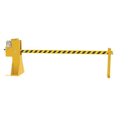 Zoro Select Dock Barricade, Hand Crank, 133-1/4 In DJG-100MW