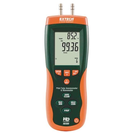 Extech ANEMOMETER/DIFF MANOMETER HD350