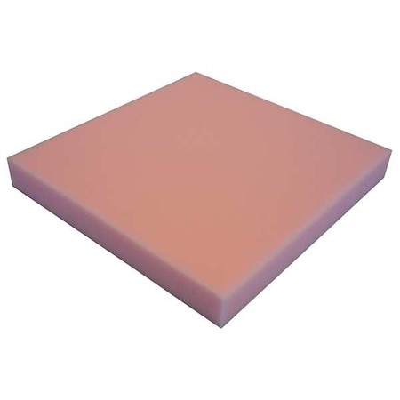 Zoro Select Foam Sheet, Open Cell, 54 in W, 82 in L, 1/4 in Thick, Pink 5GDL4