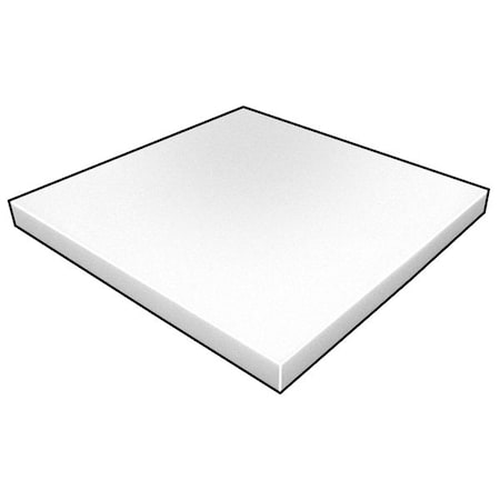 Zoro Select Foam Sheet, Crosslink, 48 in W, 48 in L, 1 in Thick, White ZUSA-XPE-713