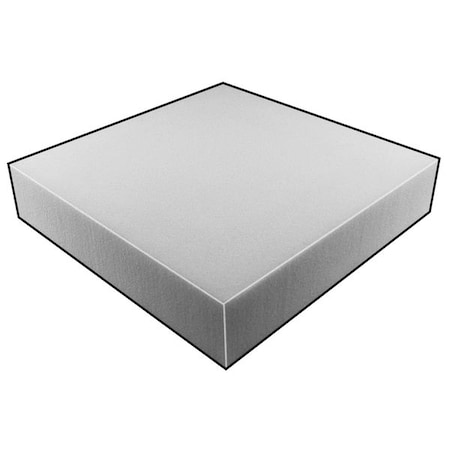 Zoro Select Foam Sheet, Open Cell, 24 in W, 24 in L, 1/2 in Thick, Natural 5GCU2