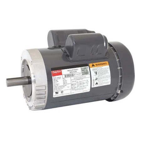 Dayton Capacitor-Start/Run General Purpose Motor, 2 hp HP, 115/208-230V AC Voltage, 143TC Frame 5GD68