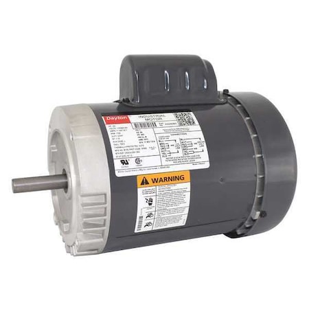 Dayton Capacitor-Start General Purpose Motor, 3/4 hp HP, 115/208-230V AC Voltage, 56C Frame 5GD60