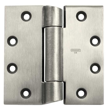 Best Door and Butt Hinge, Stainless Steel, Full Mortise Mounting, 1 7/8 in Leaf W x 4 1/2 in Leaf H IHTCB1995 4 5XSRS DOOR HINGE USP  STS