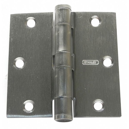 BEST 1 1/2 in W x 3 1/2 in H Satin Door and Butt Hinge CB191 3 5X3 5 FM SW DOOR HINGE 32D  STS