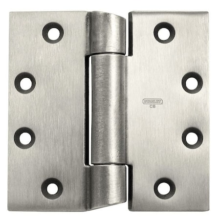 BEST 1-1/2" W x 4" H Satin Chrome Door and Butt Hinge F179 4X4 DOOR HINGE  26D  STL