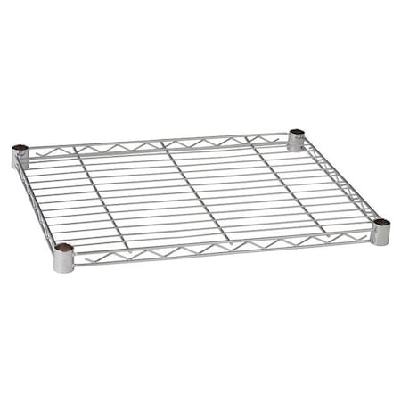 ZORO SELECT Wire Shelf 48"x24", Chrome 5GRY9