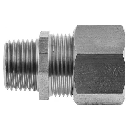 Hubbell Wiring Device-Kellems Liquid Tight Connector, 1/2 in., White SHC1022SS