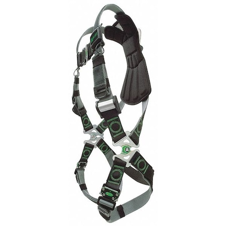 Miller Revolution(R) Full Body Harness, 2XL/3XL, 400 lb., Quick-Connect Chest/ Quick-Connect Leg Straps RDT-QC/XXL/XXXLBK