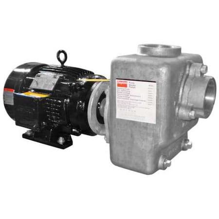 Dayton Centrifugal Pump, 7 1/2 hp, 208 to 230/460V AC, 3 Phase, 110 ft Max Head 12N815