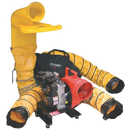 Allegro Industries Confined Space Blower, Gasoline, 19" 9520-05M