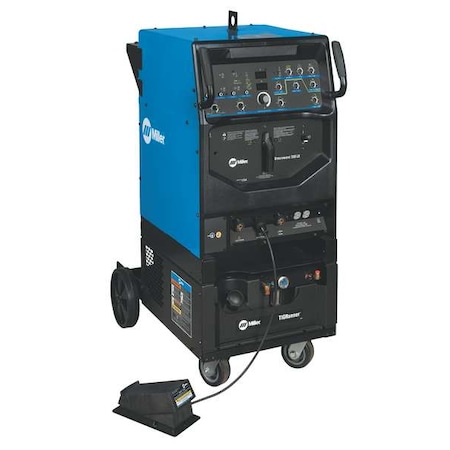 Miller Electric Tig Welder, Syncrowave 350 LX TIGRunner Series, 230/460/575V AC, 400 Max. Output Amps 907199032