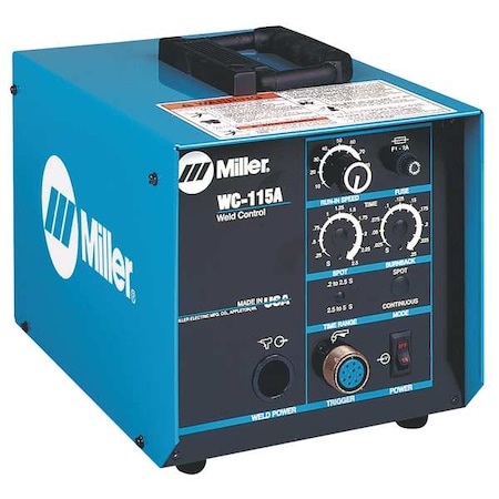 Miller Electric Spoolmatic, WC-115A, 15/30 Amp 137546011