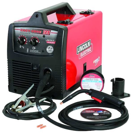 Lincoln Electric Portable Flux Core Welder, Easy Core 125 Series, 120VAC K2696-1