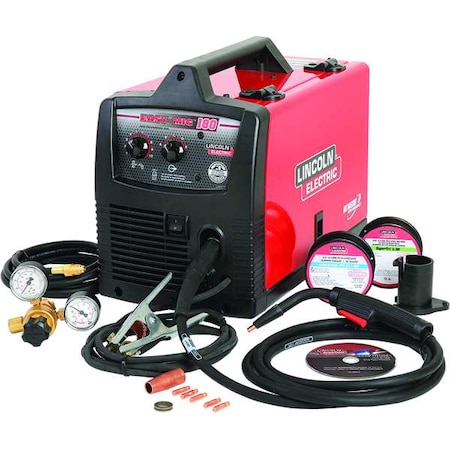 Lincoln Electric MIG Welder, Easy MIG 180, 1, 208/240V AC, 30 to 180A DC, 30 % K2698-1