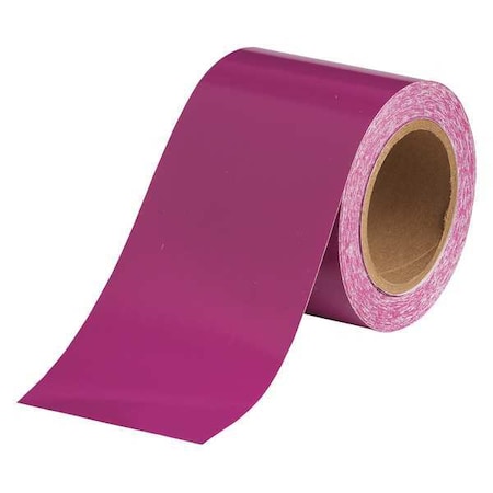 Brady Banding Tape, Purple, 4 In. W 36318