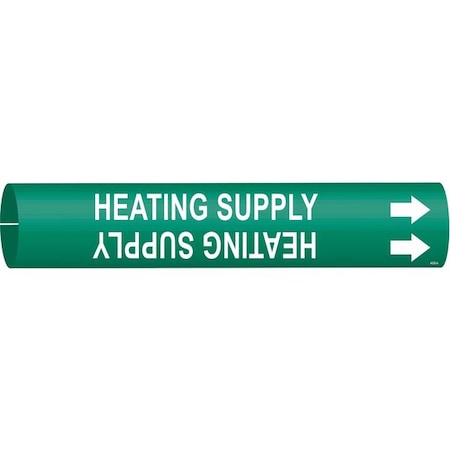 Brady Pipe Markr, Heating SupplGn, 3/4to1-3/8 In 4326-A