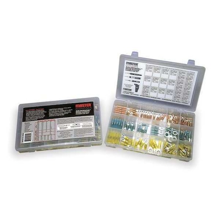 Master Appliance Wire Connector & Terminal Kit, 10 AWG, Polyolefin Insulated, Assorted, Crimp Termination Only 11822