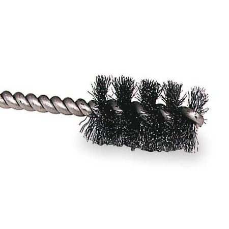 Weiler Single Spiral Tube Brush, Power, 0.25"dia. 91034