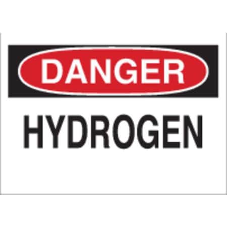 Brady Danger Sign, 7 in H, 10 in W, Plastic, Rectangle, English, 25450 25450